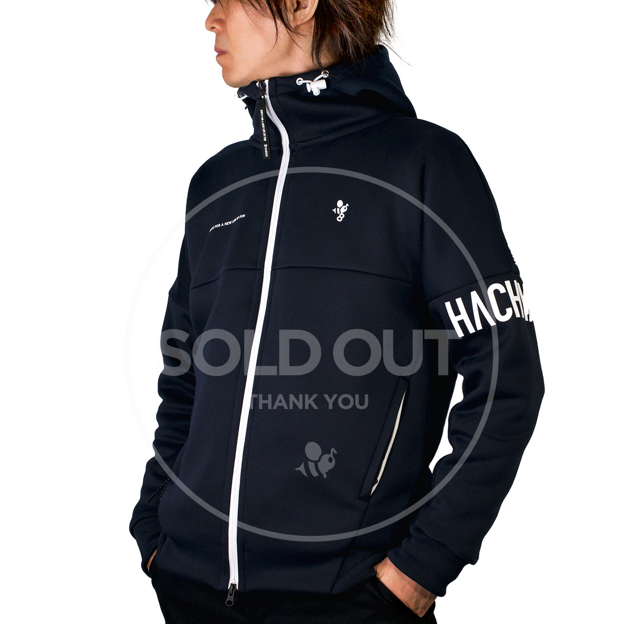 8YARDS / Tagline Hoodie 2G | DarkNavy