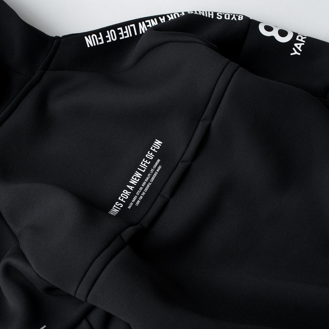 8YARDS / Tagline Hoodie 2G | Black