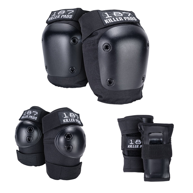 SIX PACK PAD SET - Black – 187killerpads