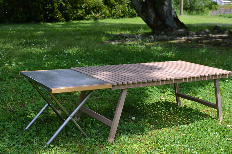 受注生産】ウォールナットキャンプテーブル KUROSON370の通販｜【196