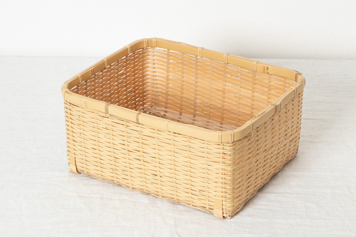 白竹の深型整理かご 衣類や小物収納に – 市川籠店 | 1basketry