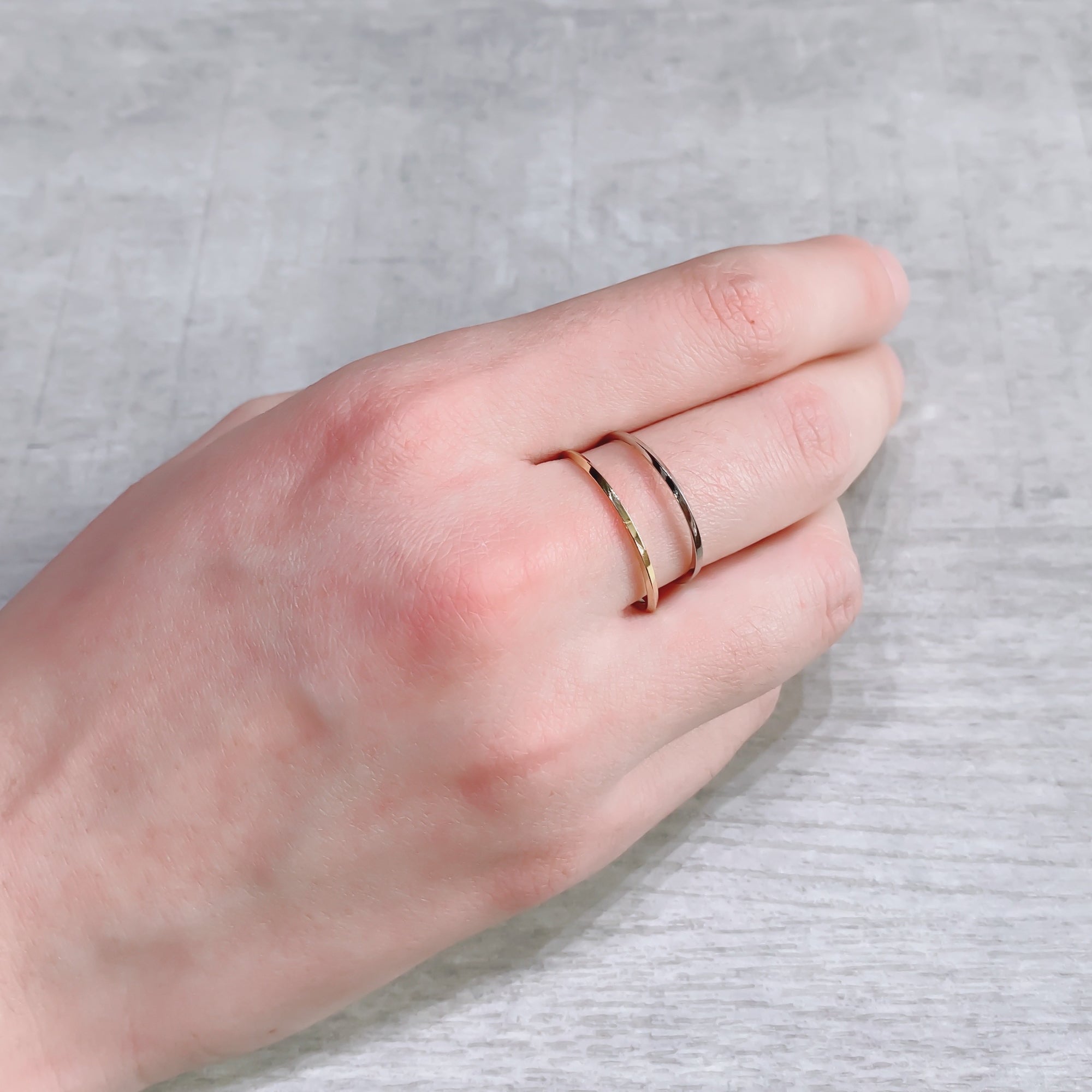 K18/Pt900 マルチway インフィニティリング｜GD6038