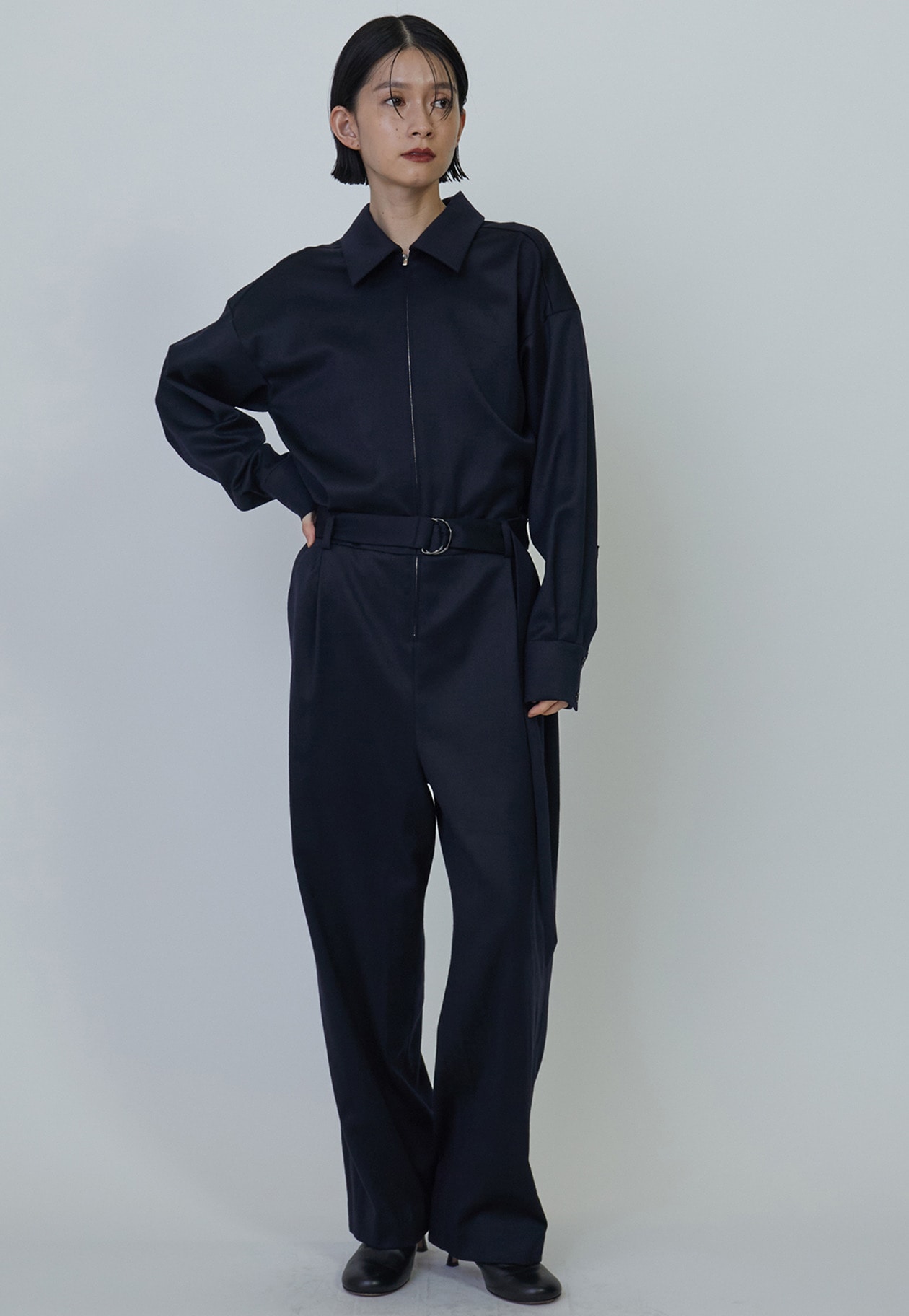 ウールサテンジャンプスーツ】｜1er Arrondissement（プルミエ アロン