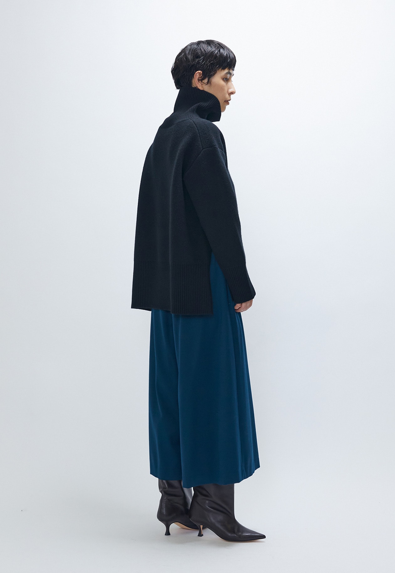 ウールサテンキュロットパンツ】｜1er Arrondissement（プルミエ