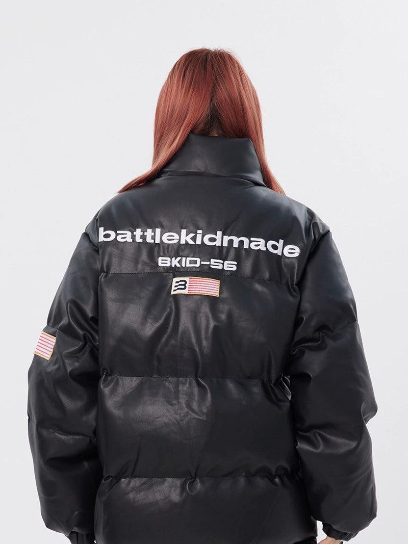 PUレザーダウンジャケット – 100StarS