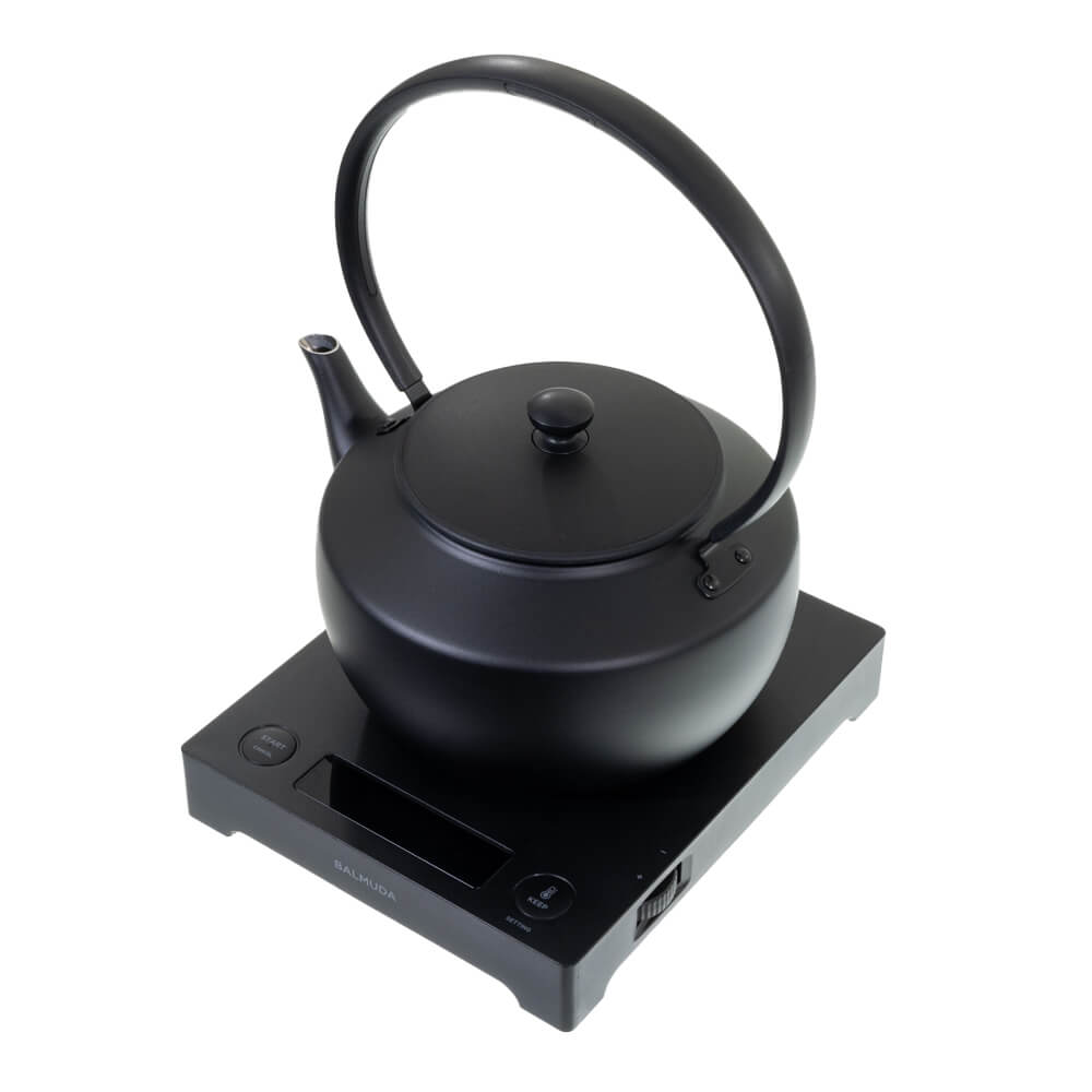 パッケージ訳あり品】BALMUDA 電気ケトル MoonKettle ブラック KPT02JP
