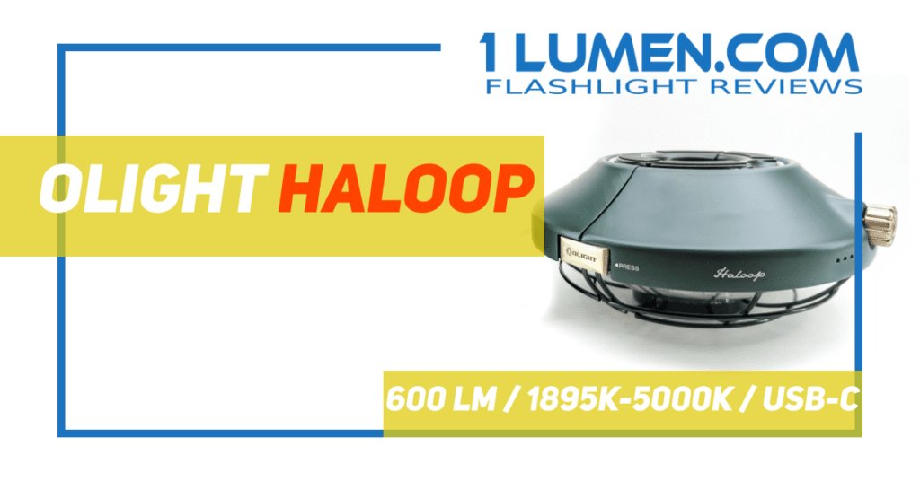 Olight Haloop review | A 600 lumen umbrella light / camping light
