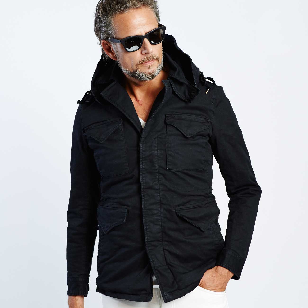 LEON x 1PIU1UGUALE3 M-43 jacket [black] | 1piu1uguale3 Osaka