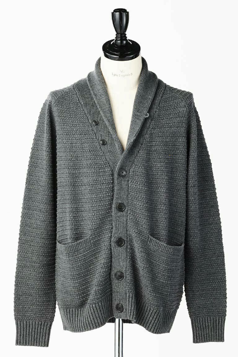 RAGLAN SHAWL CARDIGAN［D.GRAY］ | VATOMCE | 1PIU1UGUALE3正規店