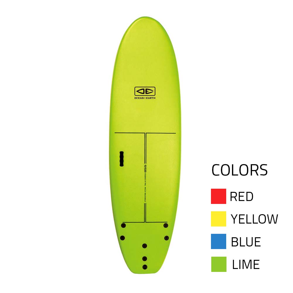 ONE WORLD LTD. / O&E SURF SCHOOL SOFTBOARD 6.6ft