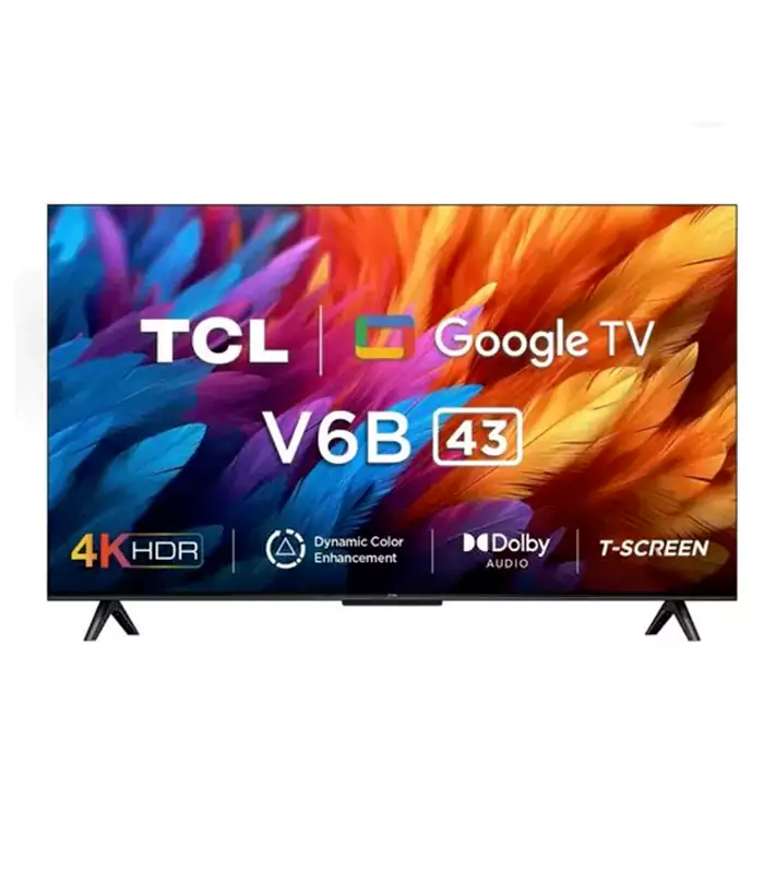 TCL 43-Inch 43V6B 4K HDR Google TV (Bezel Less) - 254 Mobiles