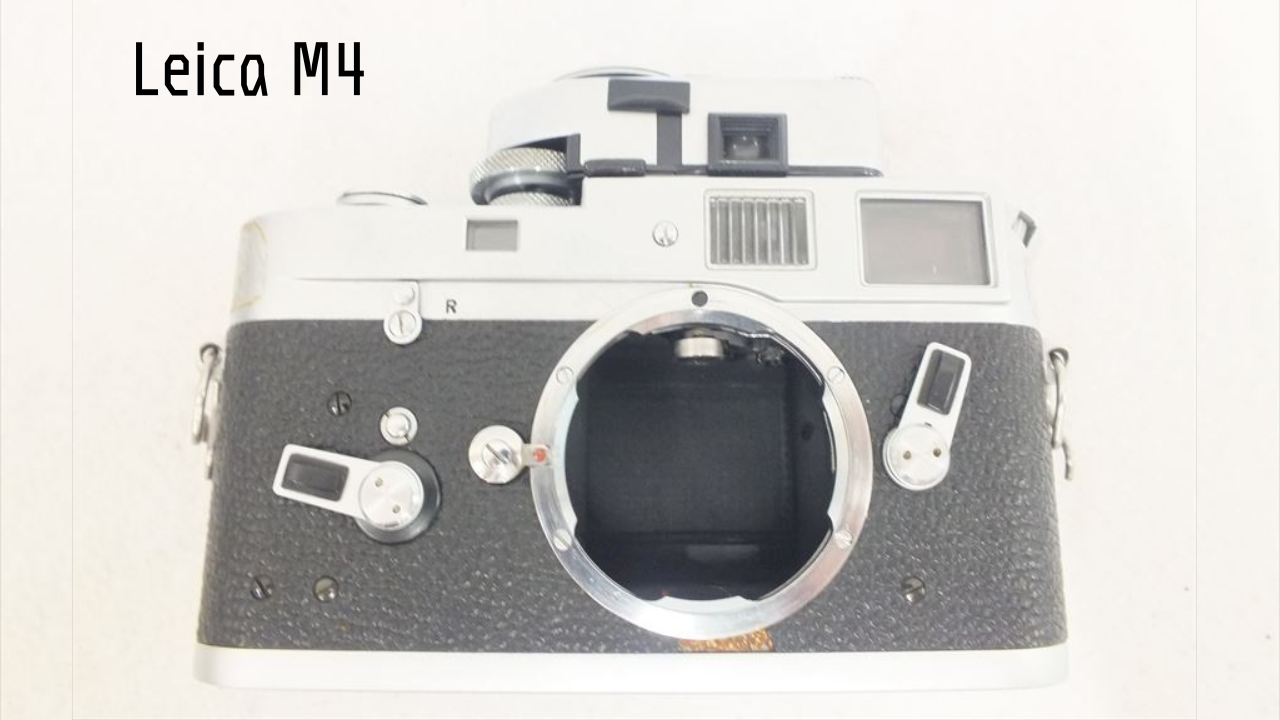 徹底解説】フィルムカメラの名機！LeicaライカM4をレビューしてみた