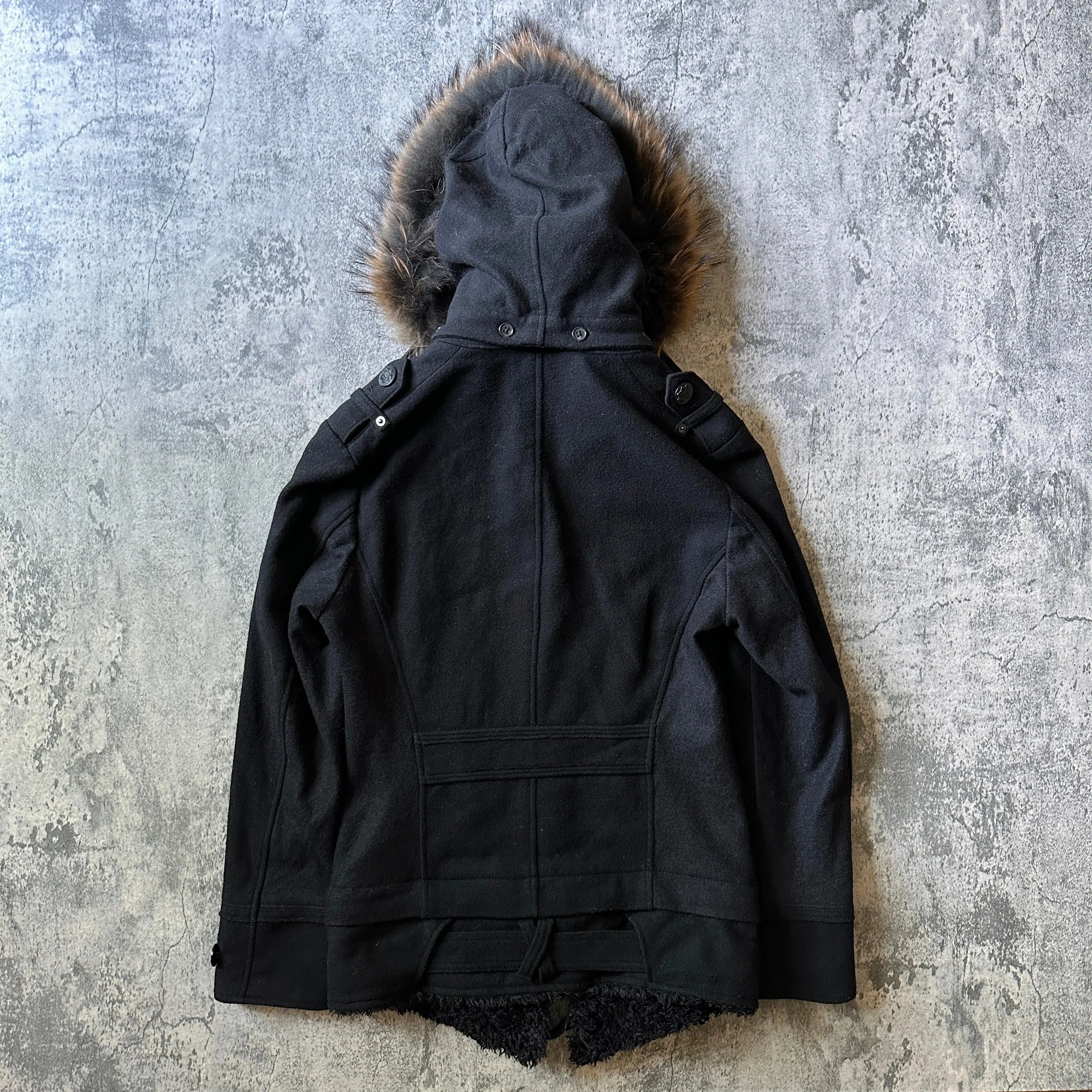 2000s PPFM Convertible Fur Napoleon Jacket - 269archive – 269Archive