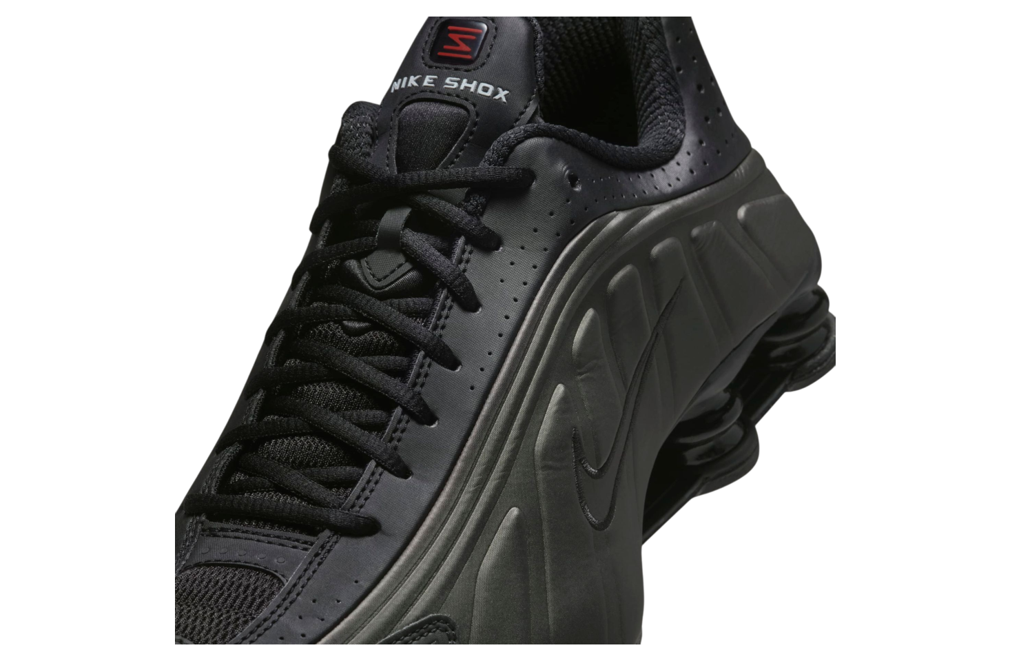 Nike Shox R4 Black / Bright Crimson - Nov 2024 - HQ1988-001