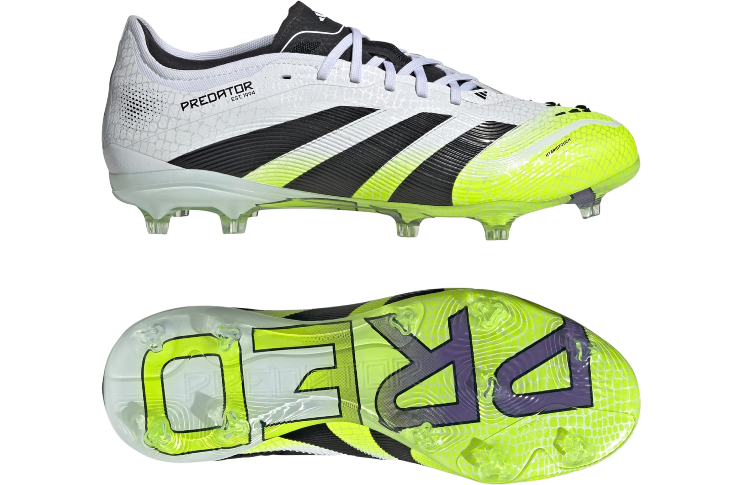 Adidas Predator Pro FG Cloud White / Core Black / Lucid Lemon