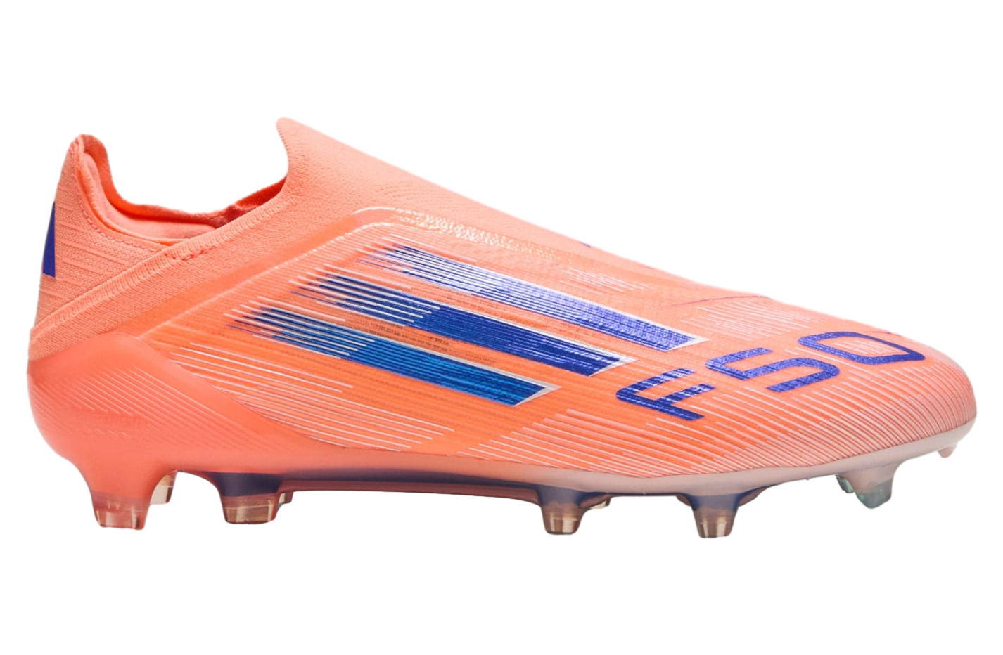 Adidas F50 Elite Laceless FG Beam Orange / Lucid Blue - Sep 2025