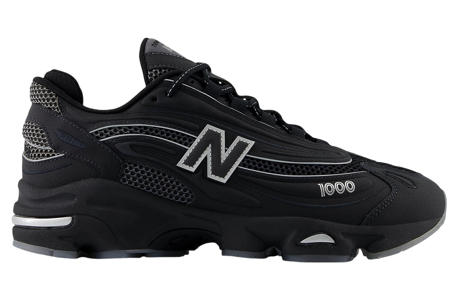 New Balance 1000 Black / Metallic Silver - Jan 2025 - M1000LNY