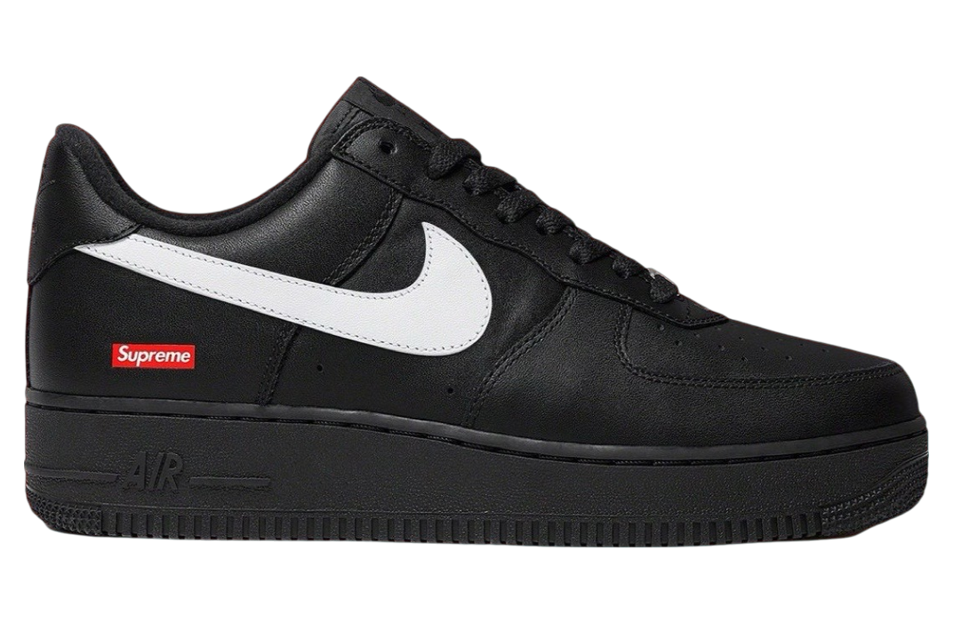 Supreme x Nike Air Force 1 Low Black / White - Sep 2025 - CU9225