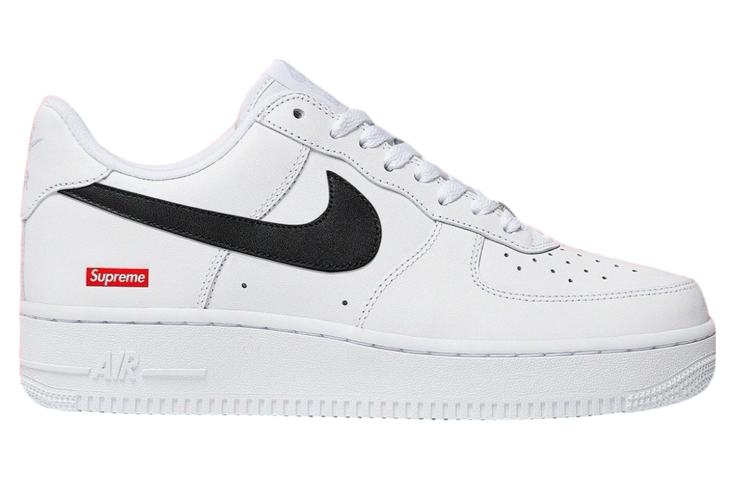 Supreme x Nike Air Force 1 Low White / Black - Sep 2025 - CU9225