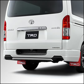 ハイエース用 TRD リアバンパースポイラーを販売。 カスタムパーツ専門
