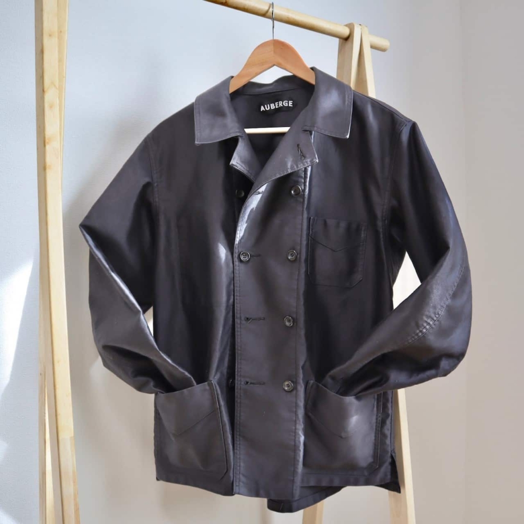 comoli【コモリ】22awウールモールスキンワークシャツレビュー！ | F