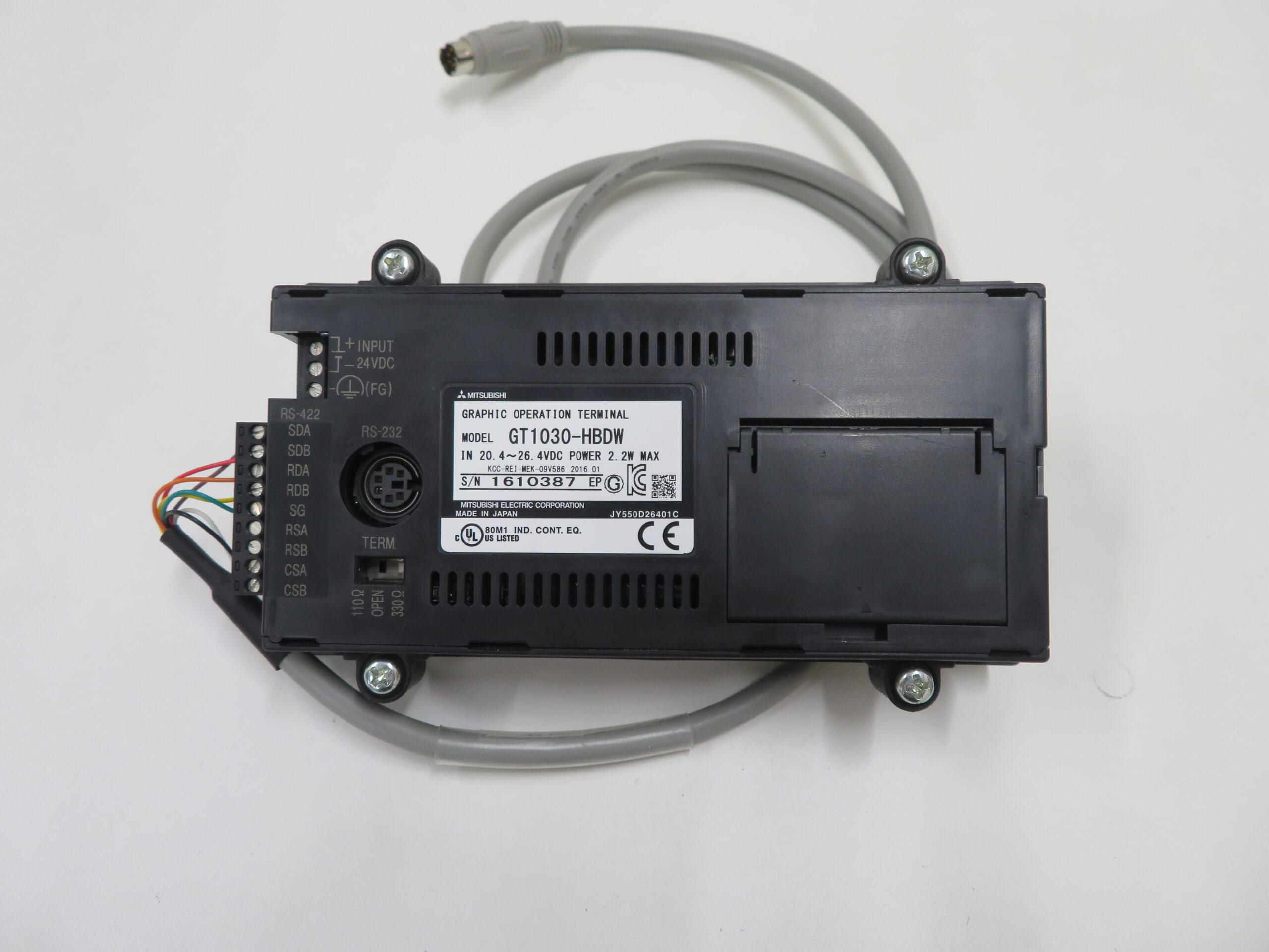 三菱電機 GT1030-HBDW | 2nd FAドットコム｜産業用制御機器 専門販売店