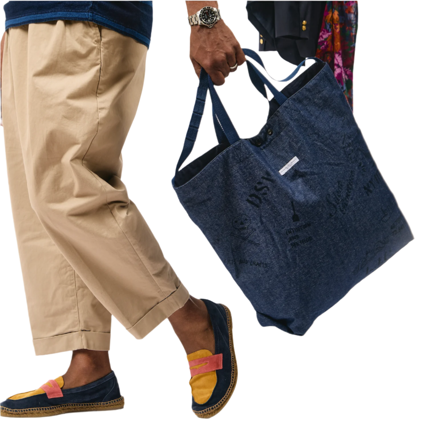 Engineered Garments Reversible Carry All Tote Bag