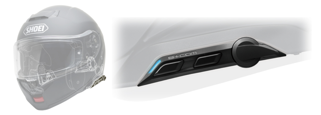 B+COMの最高峰がヘルメットと融合。待望のビルトインタイプ「B+COM SX1