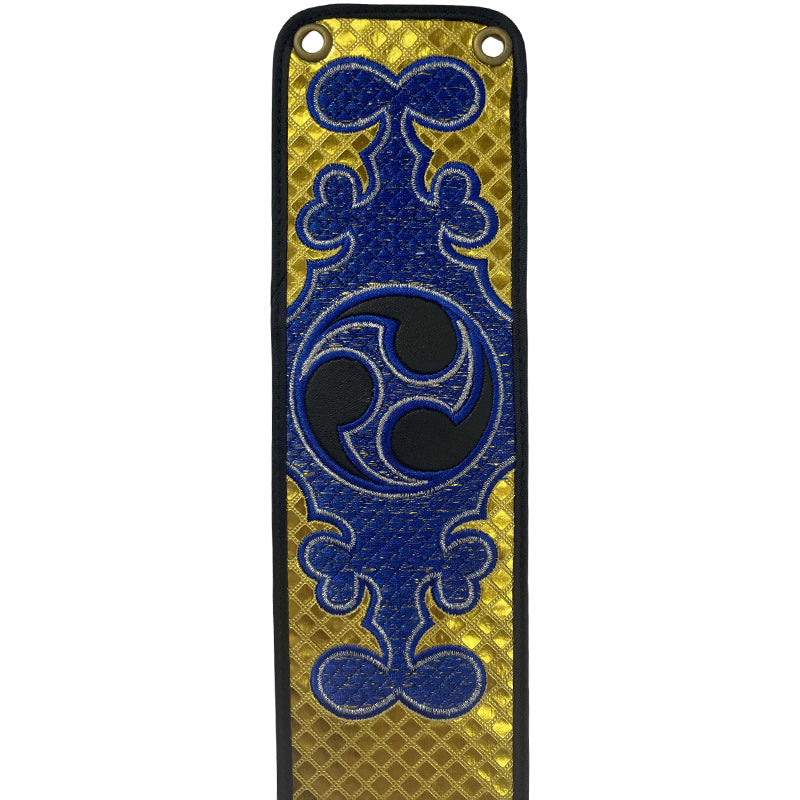 ティーガー（青×金 左御紋） 胴巻き 三線 通販 │ つは琉球店