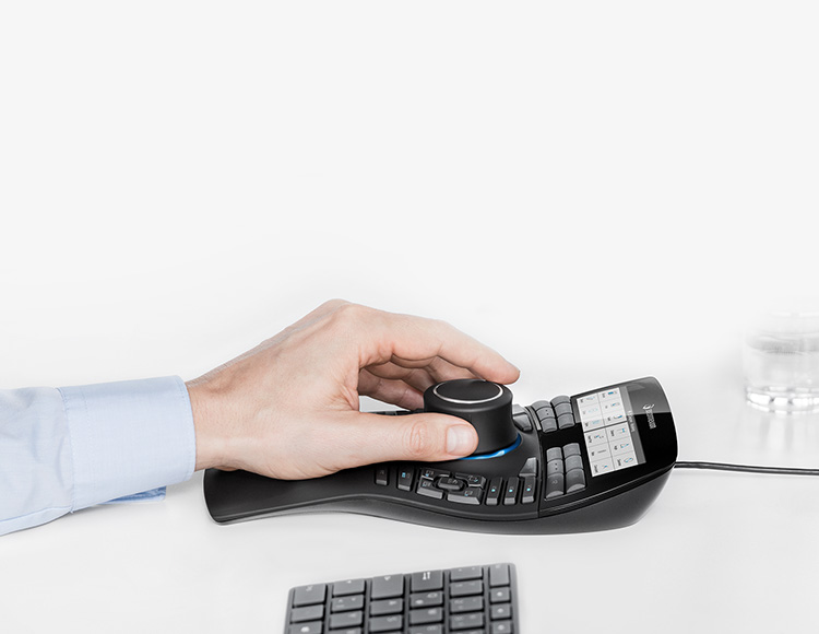 SpaceMouse Enterprise - Fast and Efficient 3D Modeling