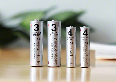 enevolt エネボルト Basic アルカリ乾電池 単3形 4本セット 3R-EVA34