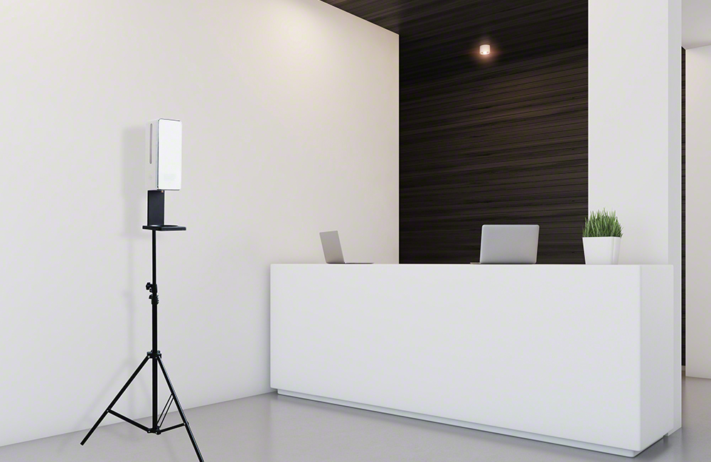 非接触温度計 アルコールディスペンサー K10 三脚セット 3R-TAE01SET