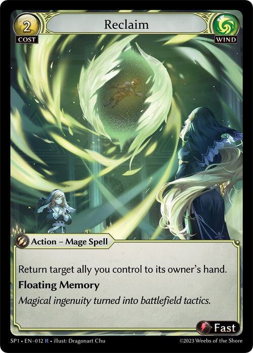 グランドアーカイブ - Reclaim (promo) Foil *4 Reclaim - Promotional