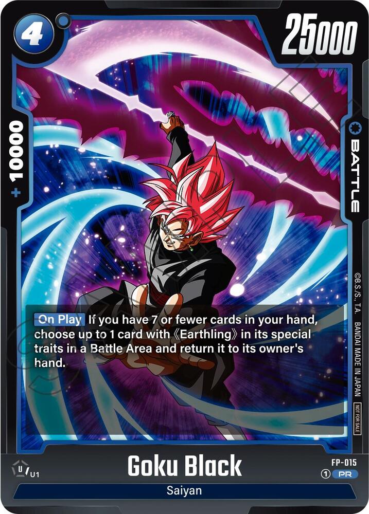 Goku Black - FP-015 - Fusion World Promotion Cards and Packs