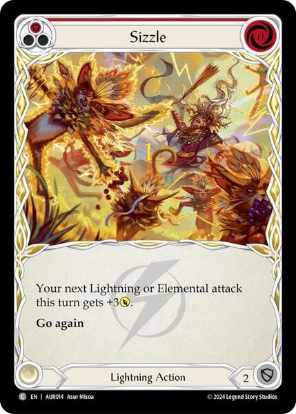Sizzle (Red) - 1st Strike - Flesh and Blood TCG - TCGplayer.com