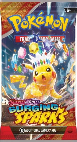 Surging Sparks Booster Pack - SV08: Surging Sparks - Pokemon