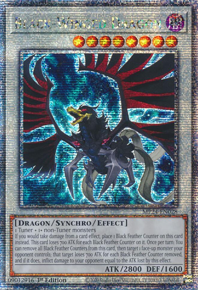 Black-Winged Dragon (Quarter Century Secret Rare) - 25th