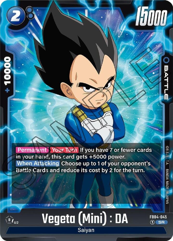 Vegeta (Mini) : DA - Ultra Limit - Dragon Ball Super: Fusion World
