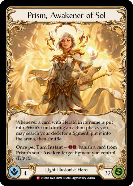 Prism, Awakener of Sol - Dusk till Dawn - Flesh and Blood TCG