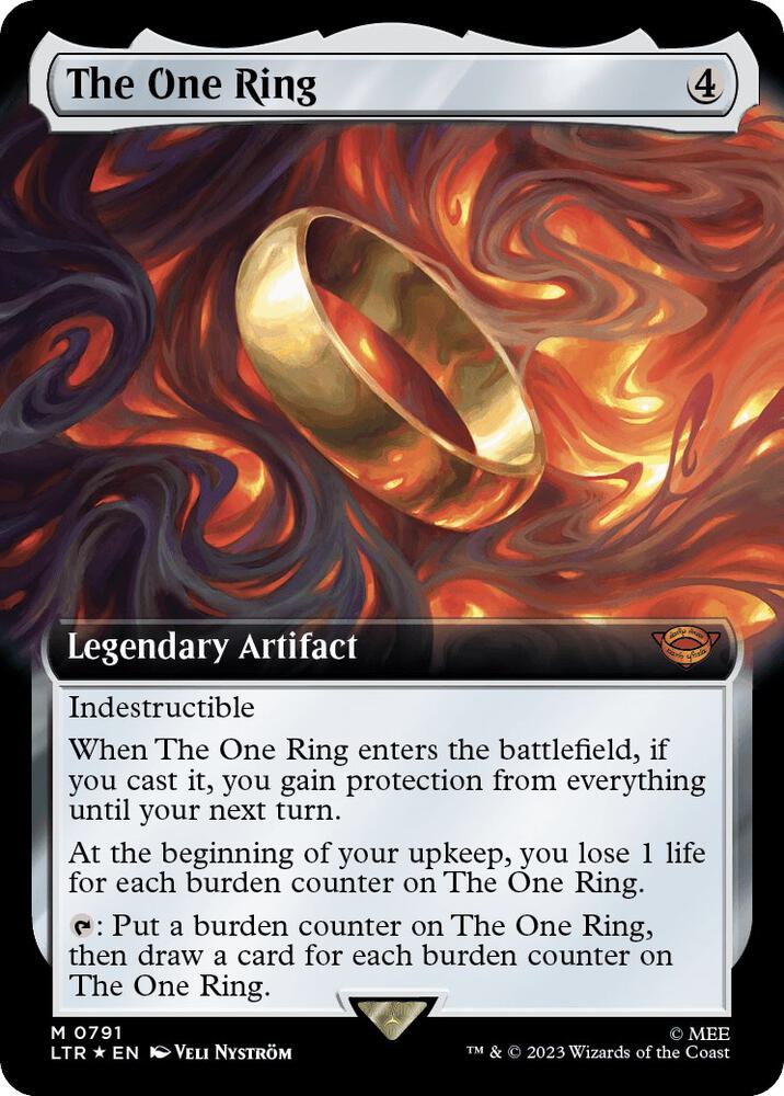 The One Ring (Extended Art) (Surge Foil) - Universes Beyond: The