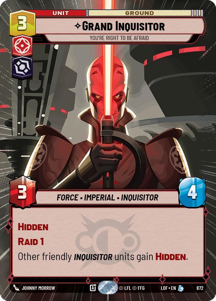 Grand Inquisitor - You're Right to Be Afraid (Hyperspace Foil
