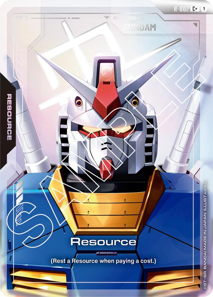 Resource (R-002) (C+) - Newtype Rising - Gundam Card Game