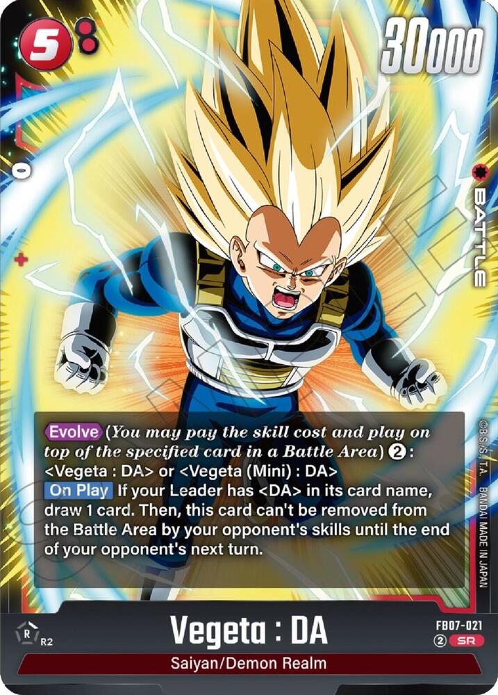 Vegeta : DA - FB07-021 - Wish For Shenron - Dragon Ball Super