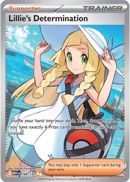 Lillie's Determination - 169/132 - ME01: Mega Evolution - Pokemon