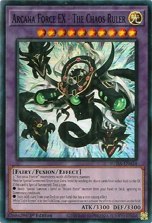 Arcana Force EX - The Chaos Ruler - Supreme Darkness - YuGiOh