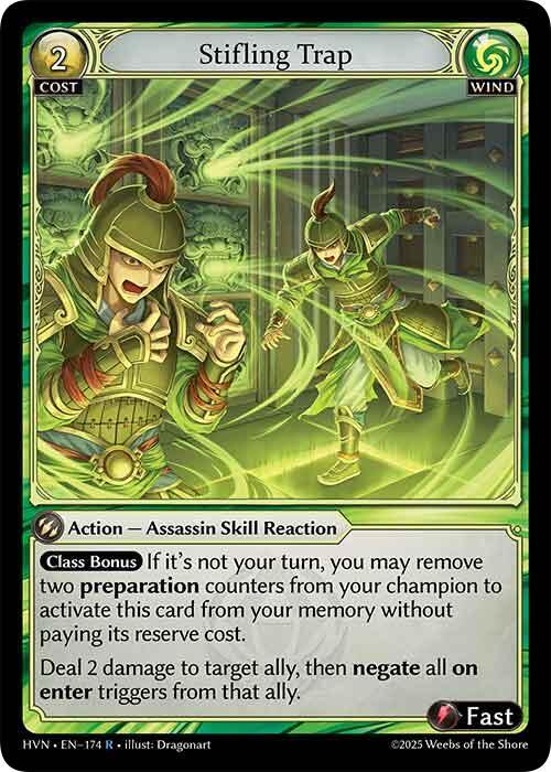 Stifling Trap - Abyssal Heaven - Grand Archive TCG - TCGplayer.com