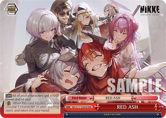 RED ASH (RRR) - GODDESS OF VICTORY: NIKKE - Weiss Schwarz
