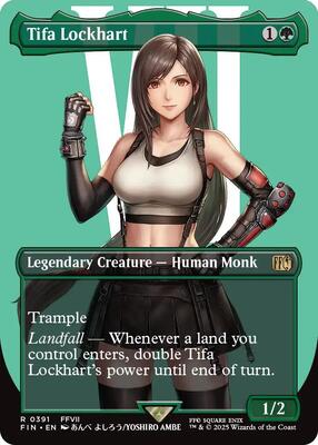 Tifa Lockhart (Borderless) - FINAL FANTASY - Magic: The Gathering