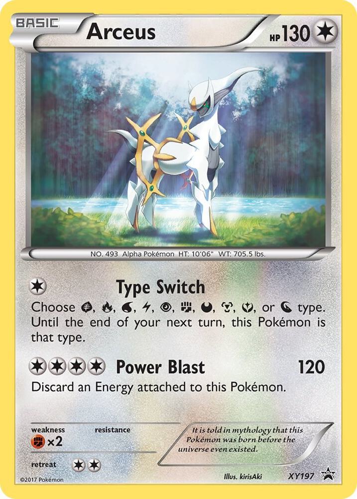 Arceus - XY197 - XY Promos - Pokemon - TCGplayer.com