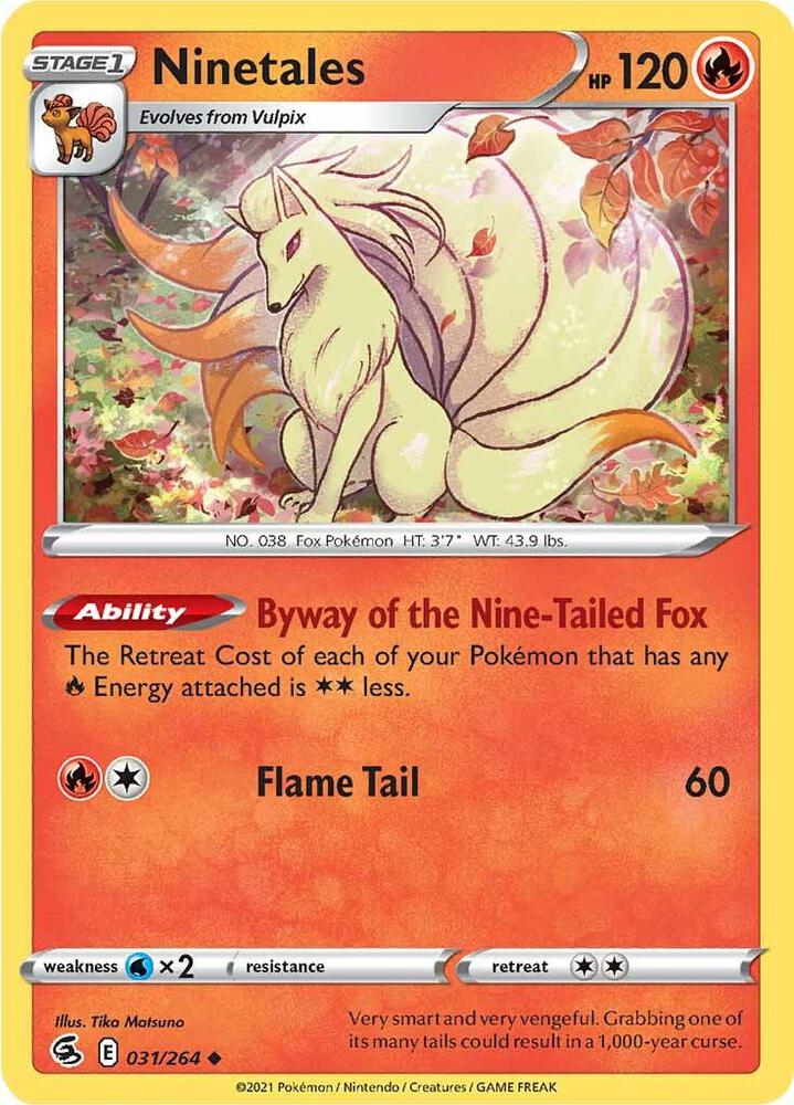 Ninetales (31) - SWSH08: Fusion Strike - Pokemon - TCGplayer.com